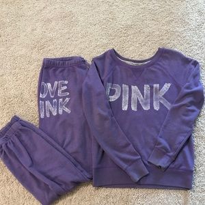 Purple PINK Full Sweatsuit